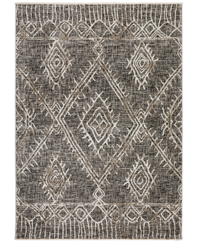 D Style Izmir Iz1 7'10" X 10' Area Rug In Black