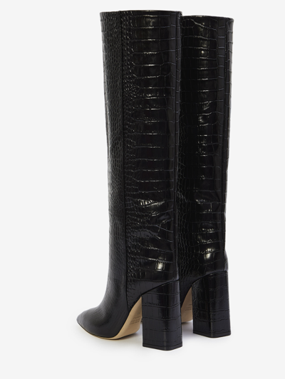 Shop Paris Texas Anja Boots In Black