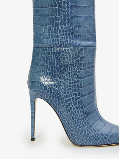 Shop Paris Texas Lightblue Leather Boots In Light Blue