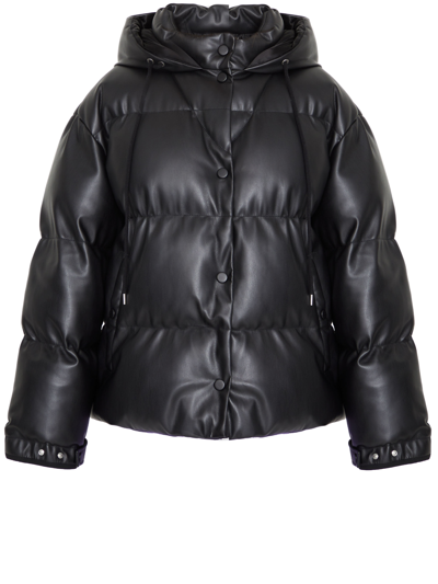 Stella Mccartney Stella Mc Cartney Altermat Hooded Puffer In Black
