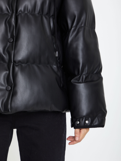 Shop Stella Mccartney Nylon Puffer Jacket In Black