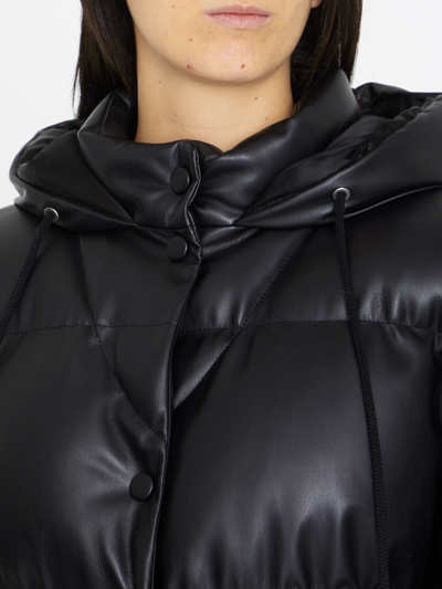 Stella Mccartney Stella Mc Cartney Altermat Hooded Puffer In Black
