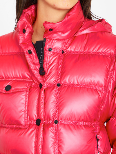 Shop Moncler Anras Short Down Jacket In Fuxia