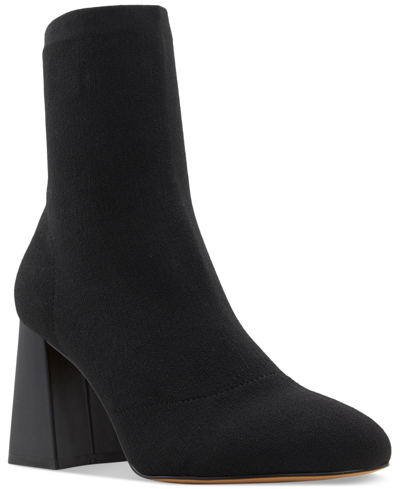 Shop Aldo Women's Rowallan Block-heel Dress Booties In Black