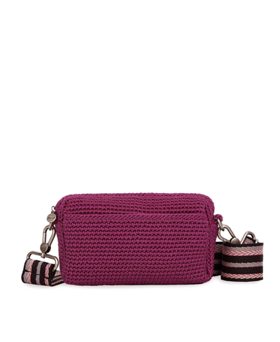 Shop The Sak Cora Crochet Convertible Crossbody In Pinkberry