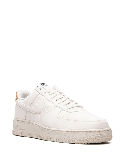 Nike Air Force 1 Low Next Nature "cork" Sneakers In White