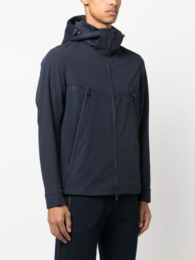 Shop Paul & Shark Save The Sea Hooded Jacket In Blue