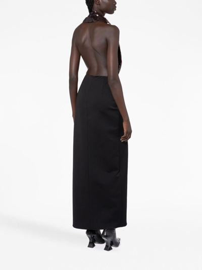 16arlington Sequin Vesper Midi Dress In Brown