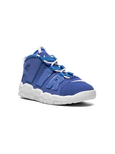 Shop Nike Air More Uptempo "battle Blue" Sneakers
