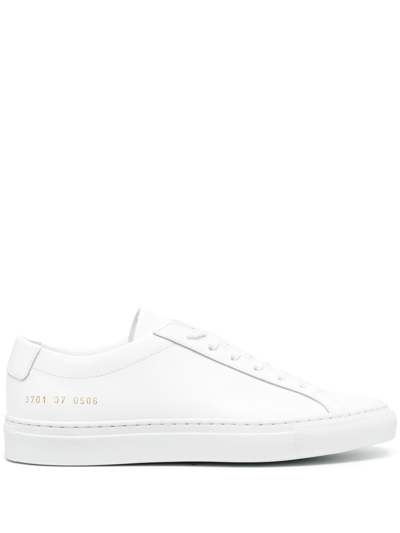 Shop Common Projects Original Achilles Leather Sneakers In White