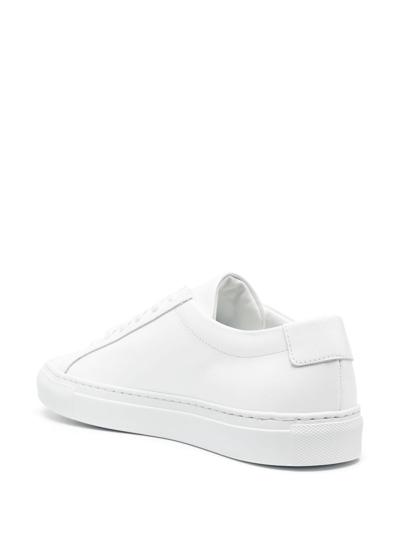 Shop Common Projects Original Achilles Leather Sneakers In White