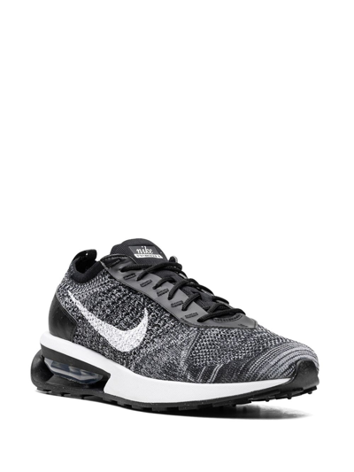 Shop Nike Air Max Flyknit Racer "black/white" Sneakers