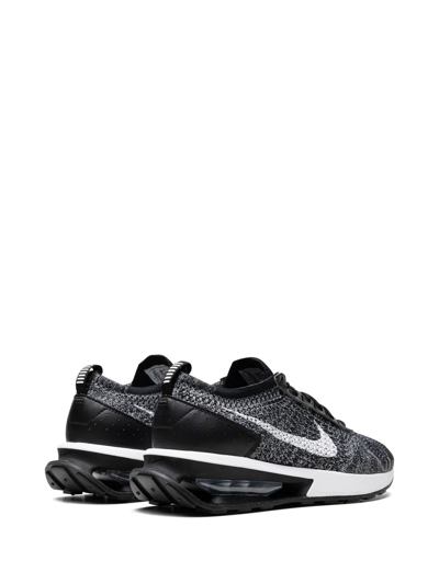 Shop Nike Air Max Flyknit Racer "black/white" Sneakers