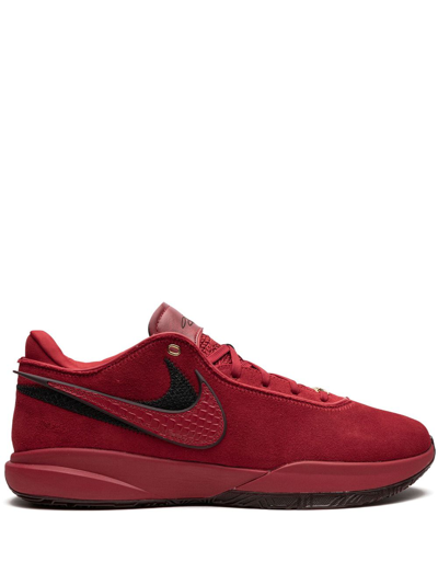 Shop Nike Lebron 20 "liverpool" Sneakers In Red