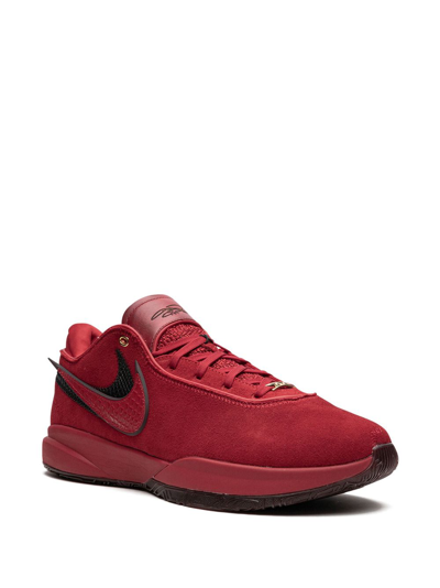 Shop Nike Lebron 20 "liverpool" Sneakers In Red