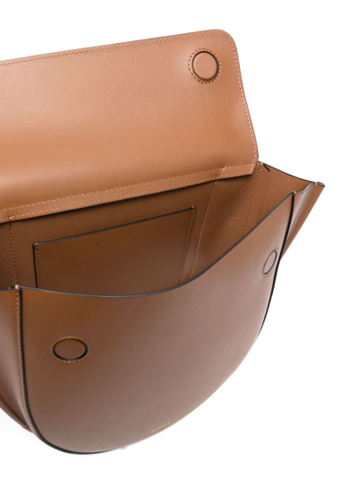Wandler Shoulder Bag In Premium Calf Leather With Chic Design And Versatile Style In Brown