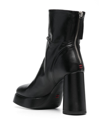 Shop Halmanera Lara 90mm Ankle Boots In Black