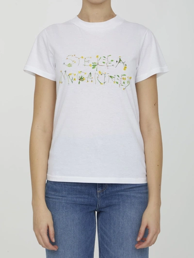 Shop Stella Mccartney White T-shirt With Logo