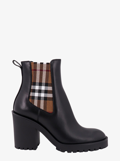 Shop Burberry Woman Ankle Boots Woman Black Boots