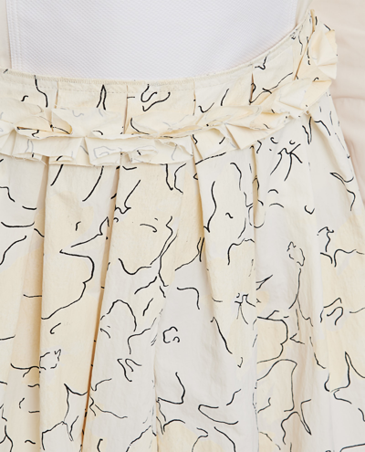 Shop Plan C Pleated Midi Skirt In White