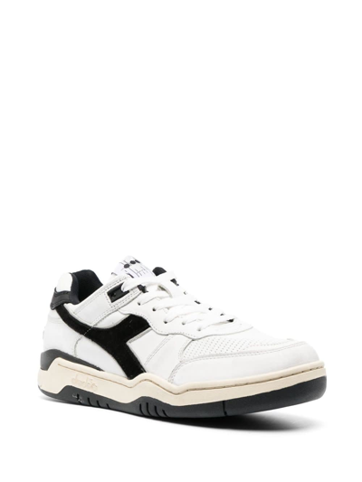 Shop Diadora B.560 Used Sneakers In White Black