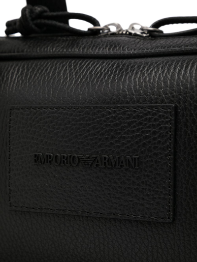 Shop Emporio Armani Briefcase In Black