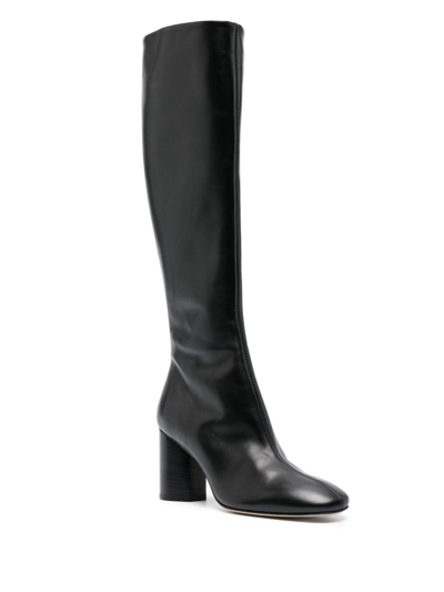 Shop Aeyde Ariana Soft Calf Leather Black