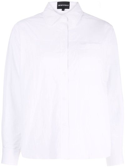 Shop Emporio Armani Padded Jacket In Hot White