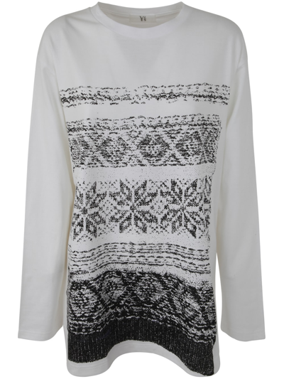 Shop Y's Snow Pt Long Sleeves T In White