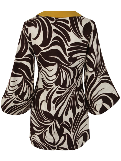 Shop La Doublej The Kaftan Mini In Watermarble