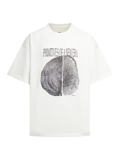 Shop Oamc Rings T-shirt In Off White