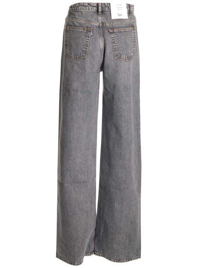 Shop 3x1 Flip Wide Leg Jeans In Grey
