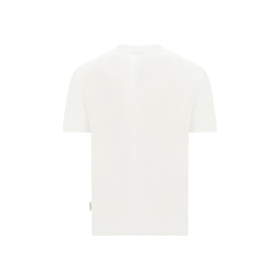 Shop Paolo Pecora Cotton T-shirt In White