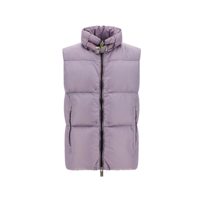 Shop Moncler Islote Padded Gilet In Lilac