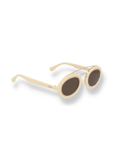 Shop Fendi Fe40094i Sunglasses In E