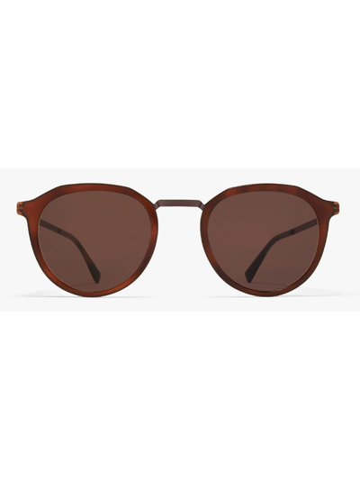 Shop Mykita Paulson Sunglasses In _mocca/zanzibar Sun