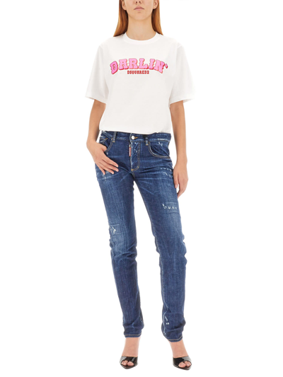 Shop Dsquared2 Jeans 24/7 In Denim