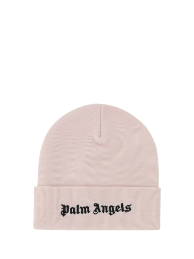 Shop Palm Angels Beanie Hat In Butter Bla