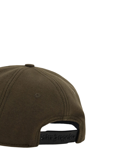 Shop Palm Angels Baseball Cap In Brown Off