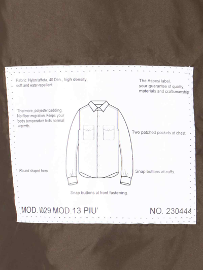 Aspesi Jacket With Chest Pockets And Long Sleeves In Green