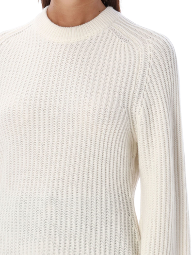 Shop Loulou Studio Kota Bell Sleeve Knit Sweater In Ivory