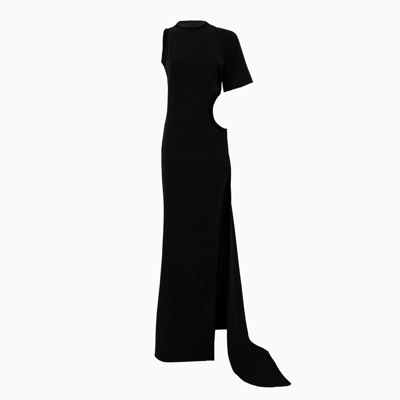 Shop Alessandro Vigilante Cut Out Dress In Black
