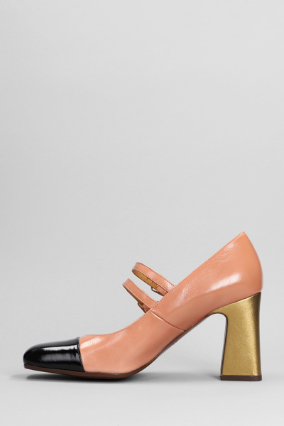 Shop Chie Mihara Oly Pumps In Black Leather