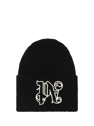 Shop Palm Angels Beanie Hat In Black Off