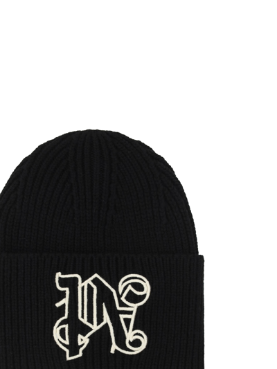 Shop Palm Angels Beanie Hat In Black Off