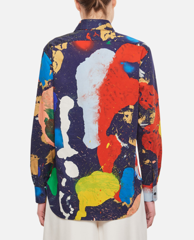 Shop Ralph Lauren Cotton Printed Shirt In Multicolour