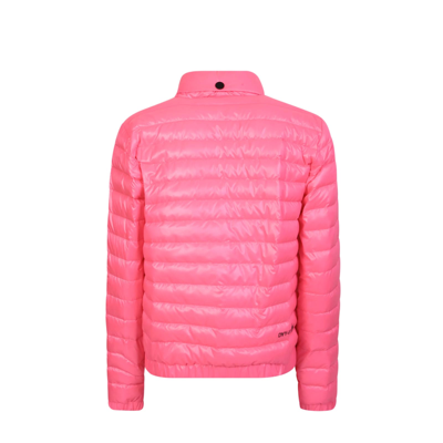 Shop Moncler Grenoble Logo Padded Jacket In Pink