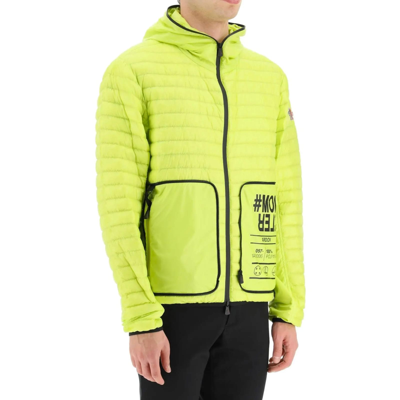 Shop Moncler Grenoble Ardon Padded Jacket In Yellow
