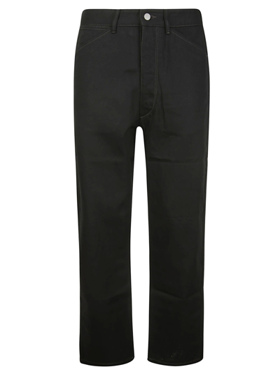 Lemaire Five-pocket Curved-leg Jeans In Bk999