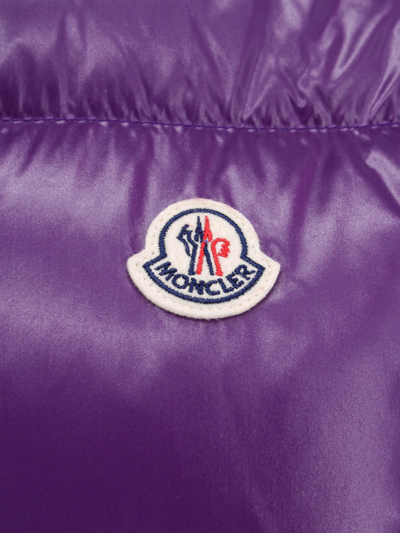 Shop Moncler Woman Luzule Woman Purple Jackets